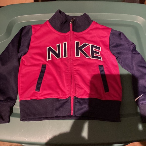 NIKE Toddler Fuchsia Pink  Zip Up Jacket !!! - Picture 6 of 11